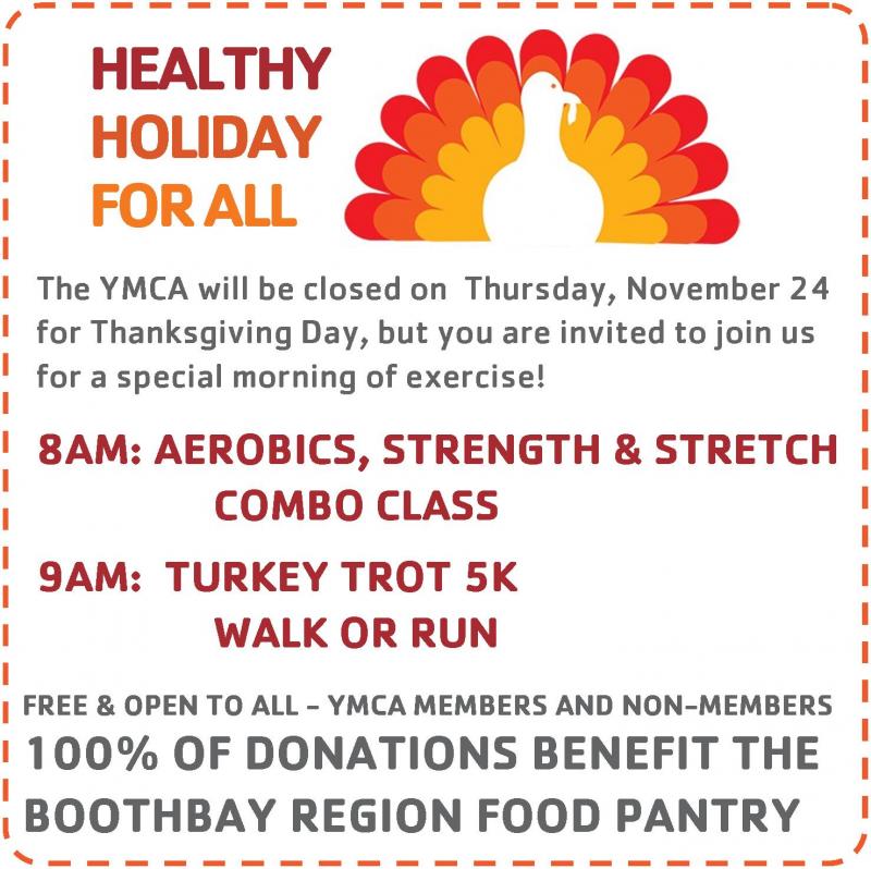 Turkey Trot 5k at the YMCA Boothbay Register